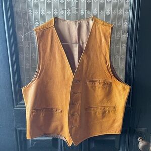 Leather vest